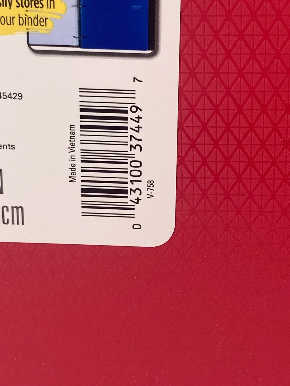 10) Mead Five Star 2-Pocket Folder in Red Plastic Heavy Duty